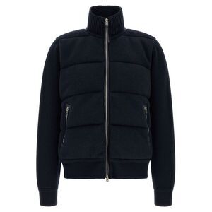 Tom Ford Blue Virgin Wool Full-Length Men's Jacket